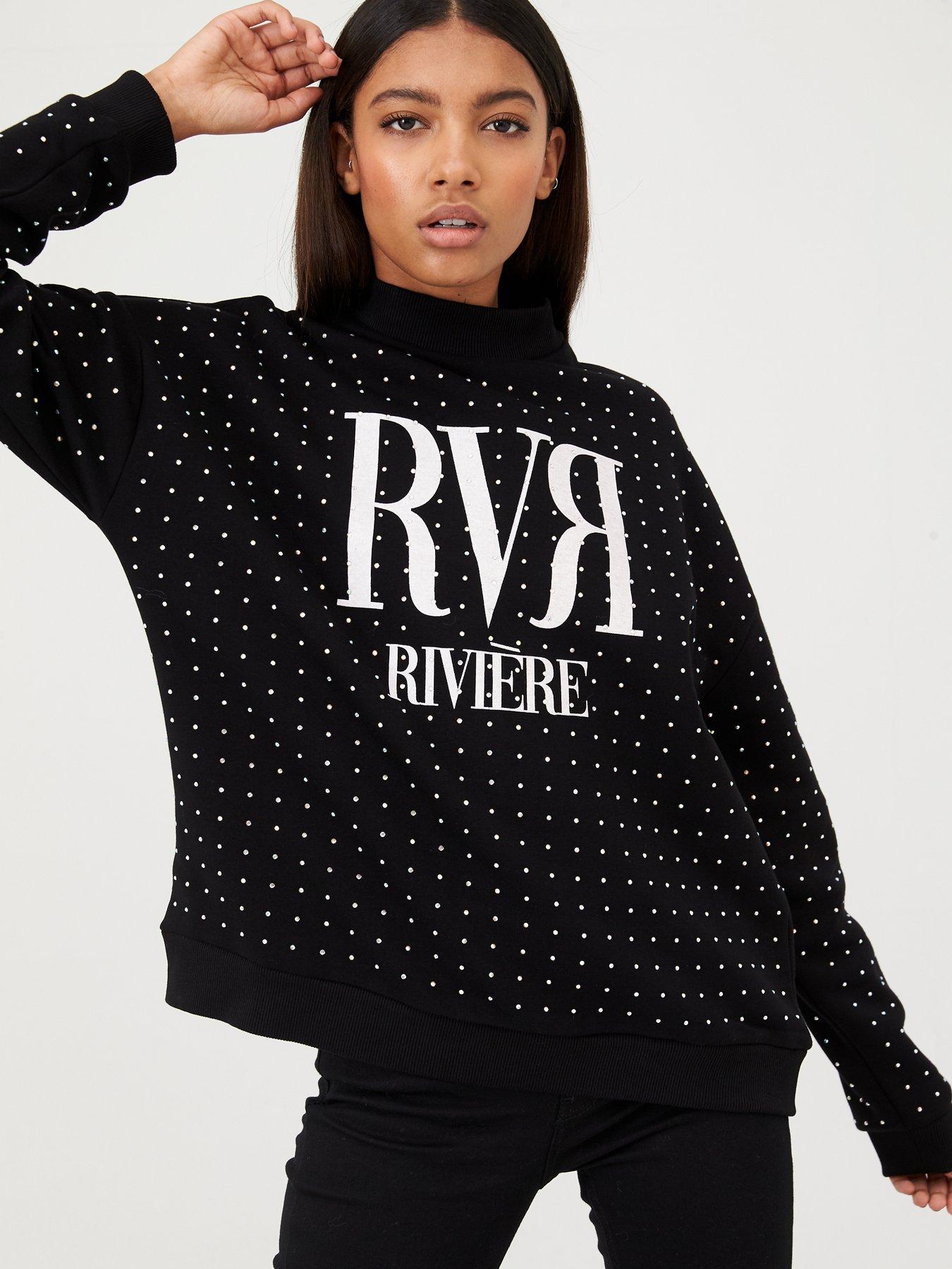 river island black sweatshirt