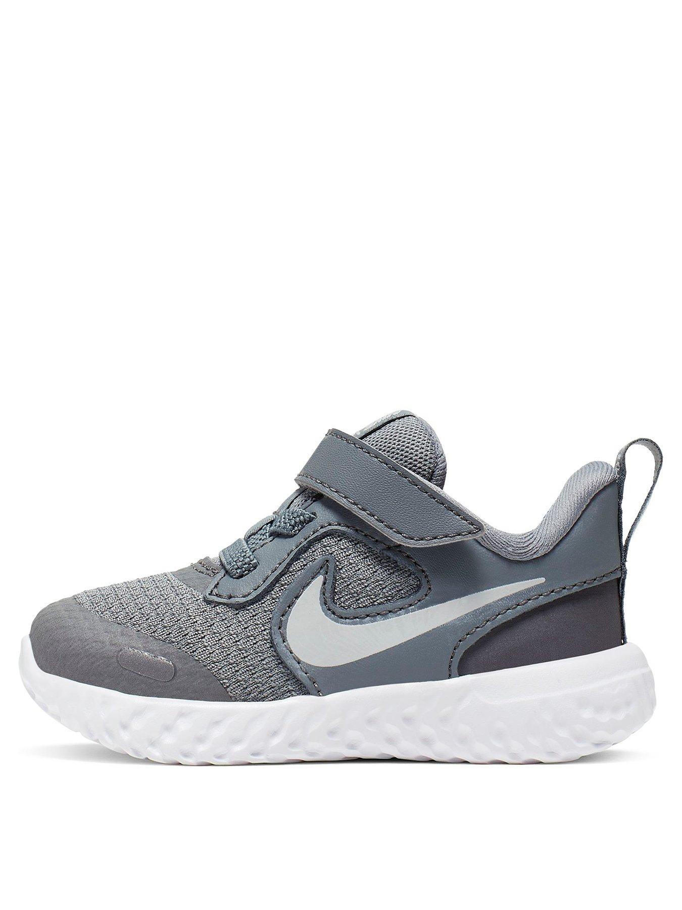 infant grey nike trainers