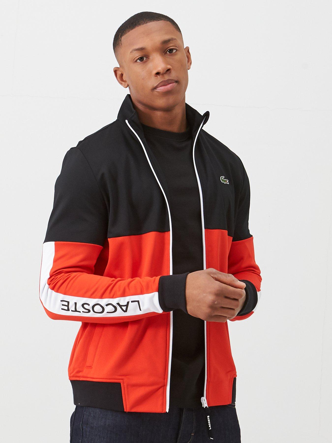 red colour tracksuit