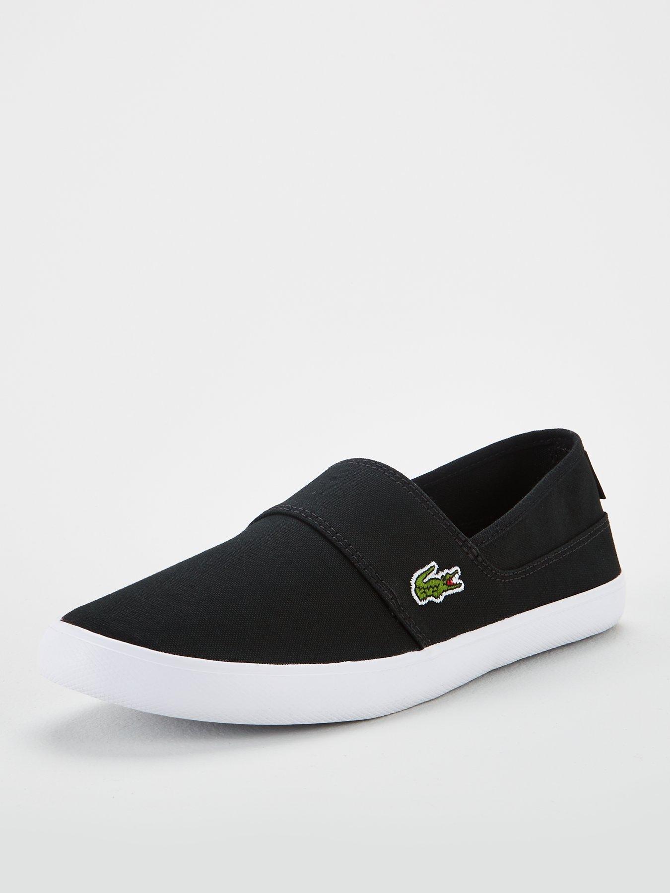 black lacoste trainers size 6