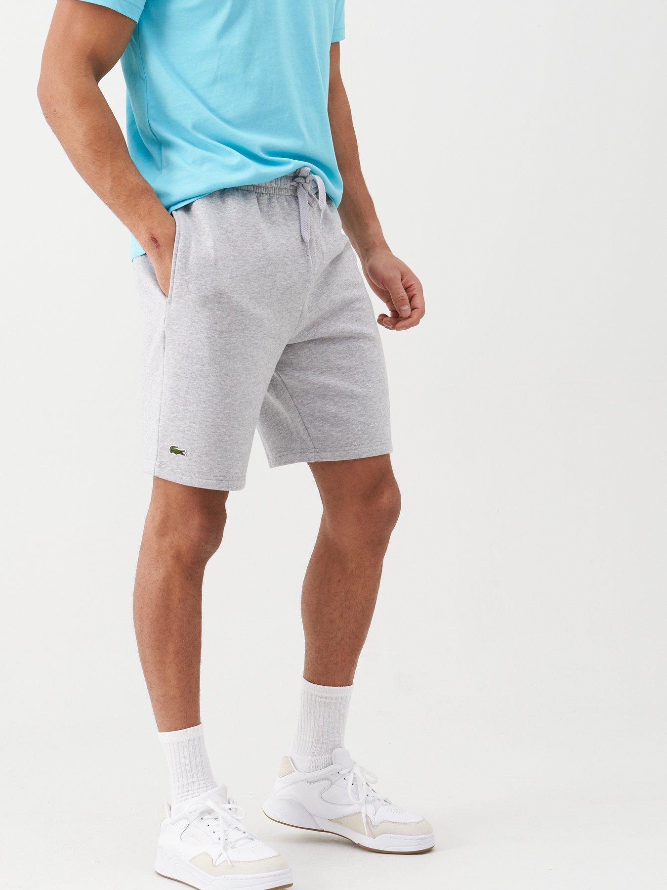 mens lacoste sweat shorts