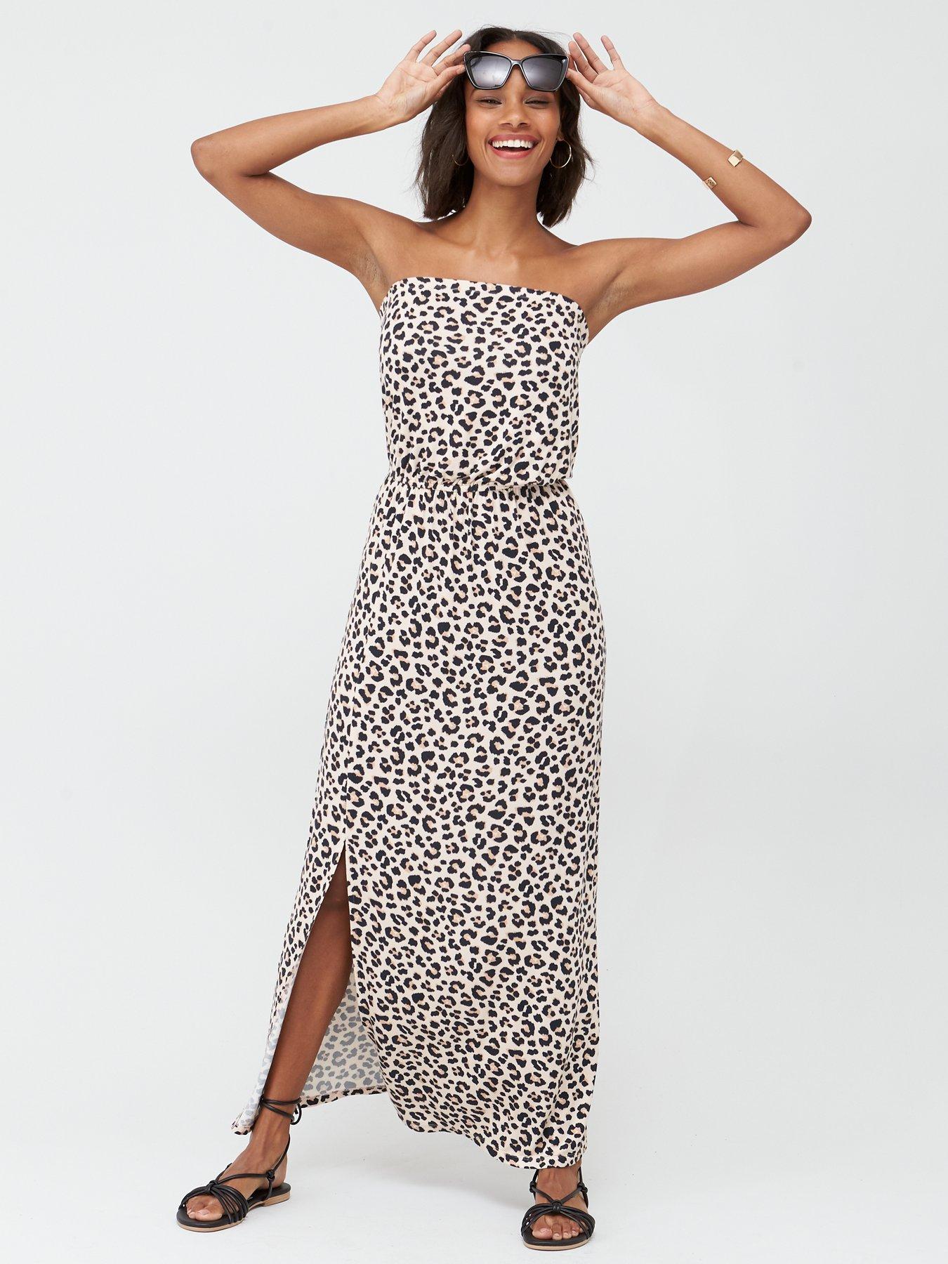 littlewoods leopard print dress