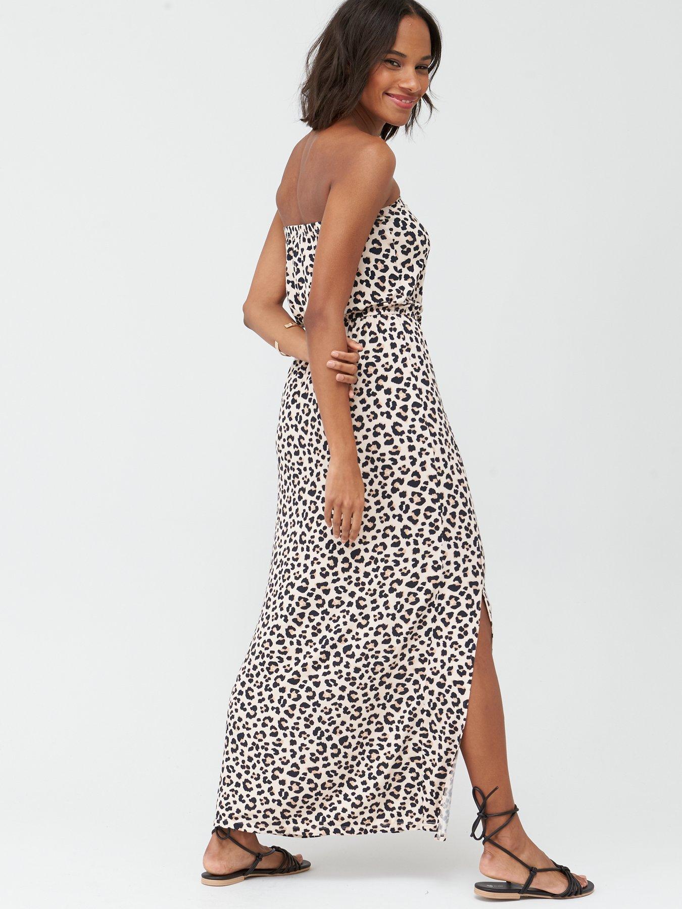 littlewoods leopard print dress