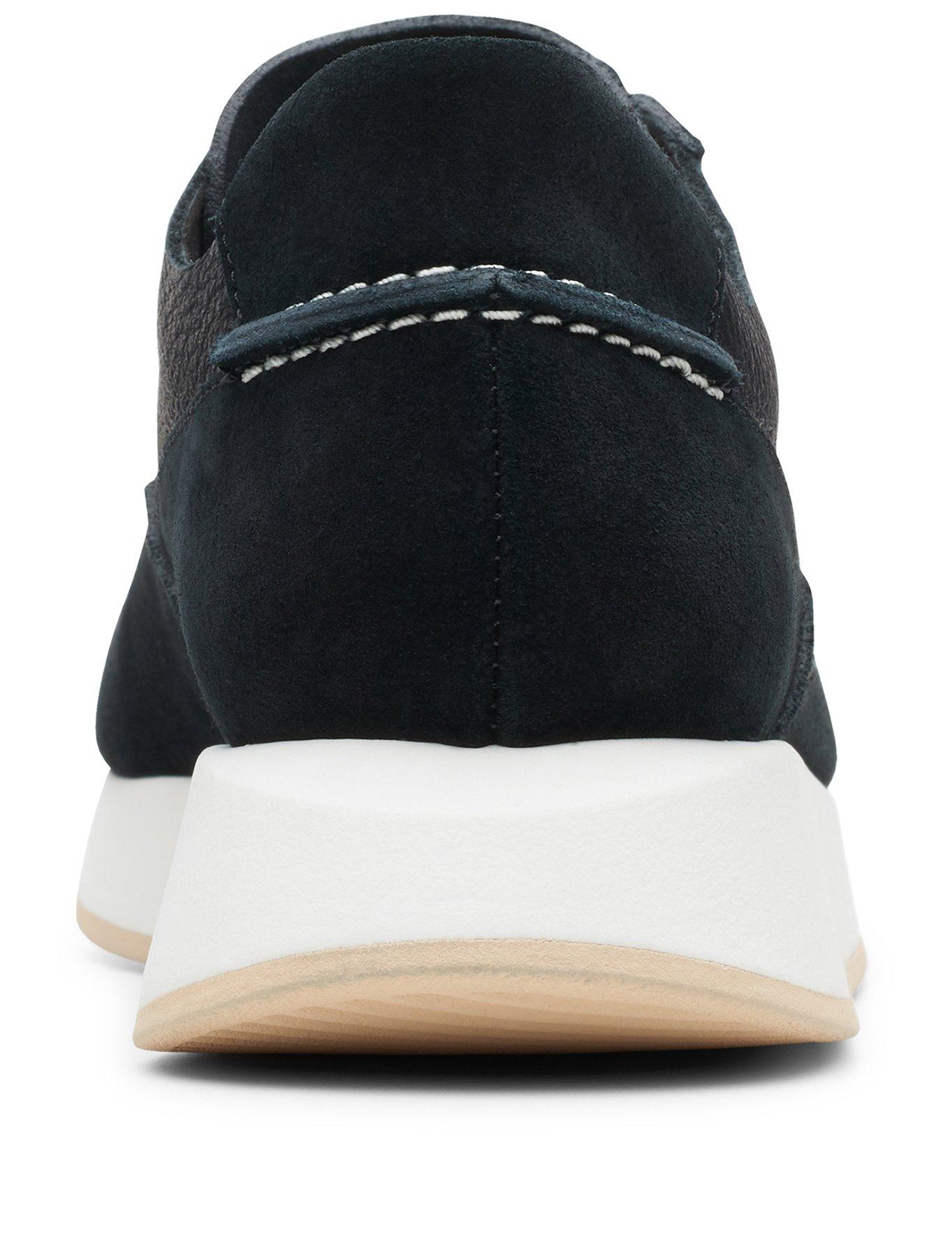 clarks originals black kiowa trainers