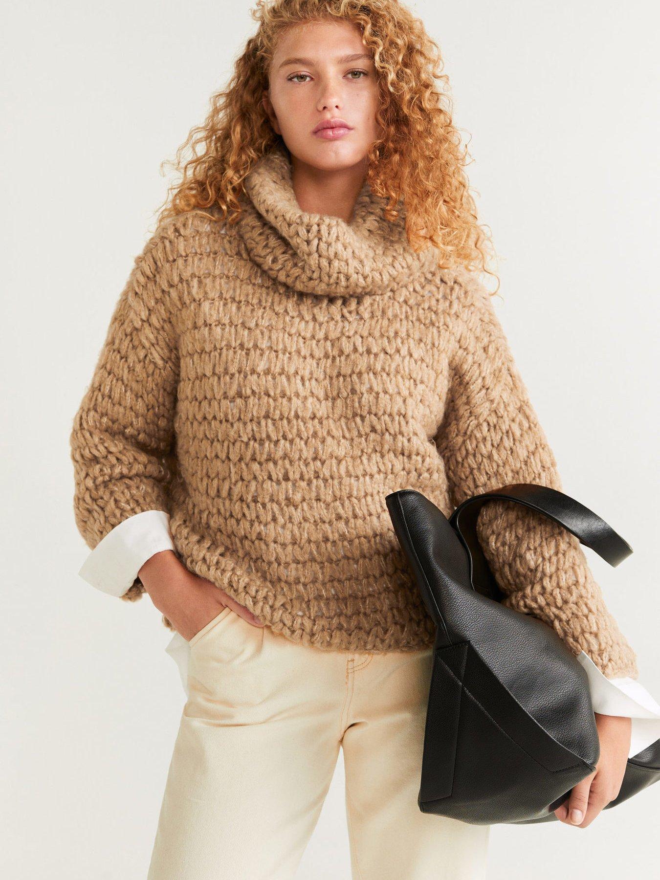 oversized roll neck jumper