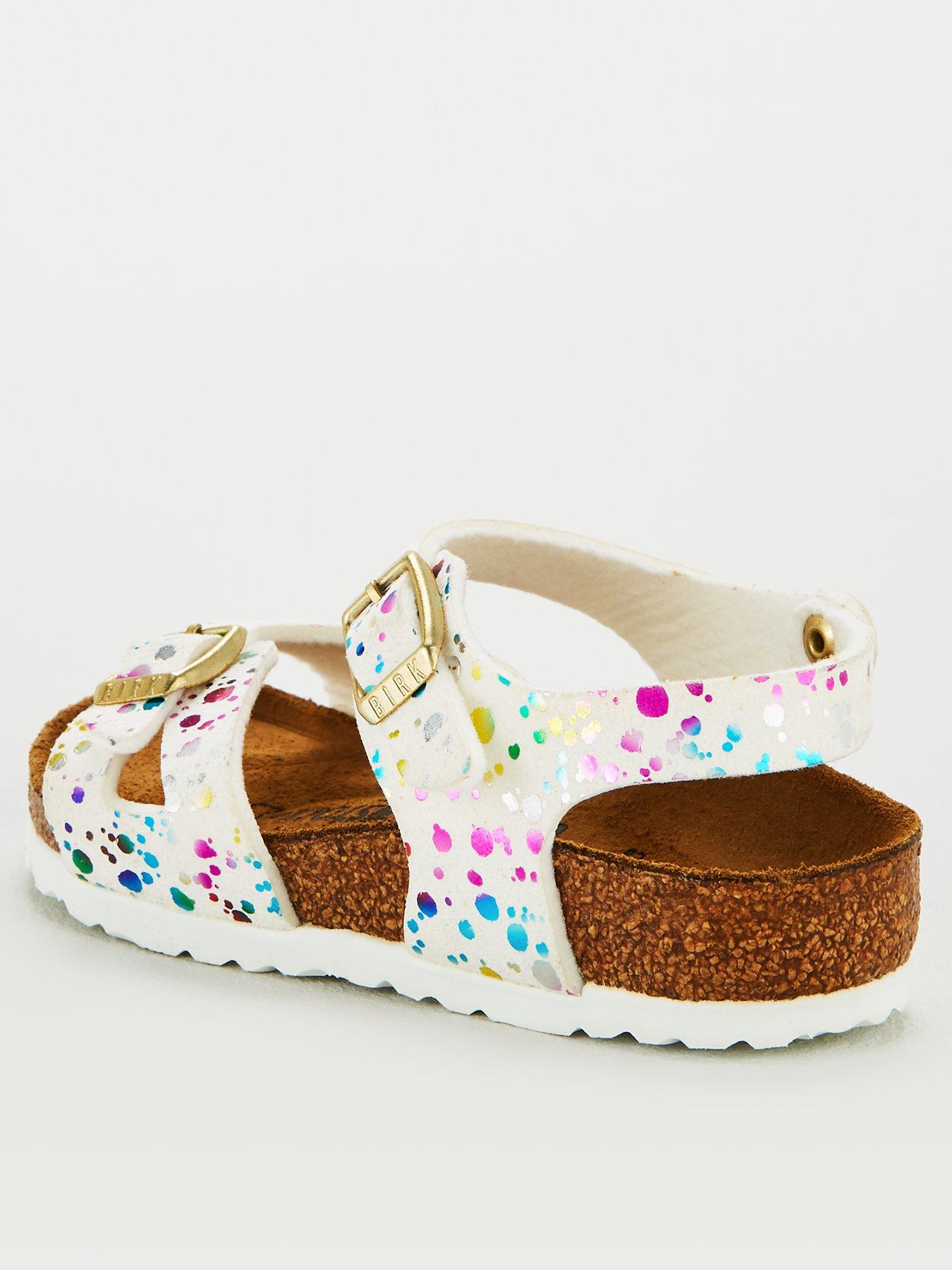 puma clear slides with confetti