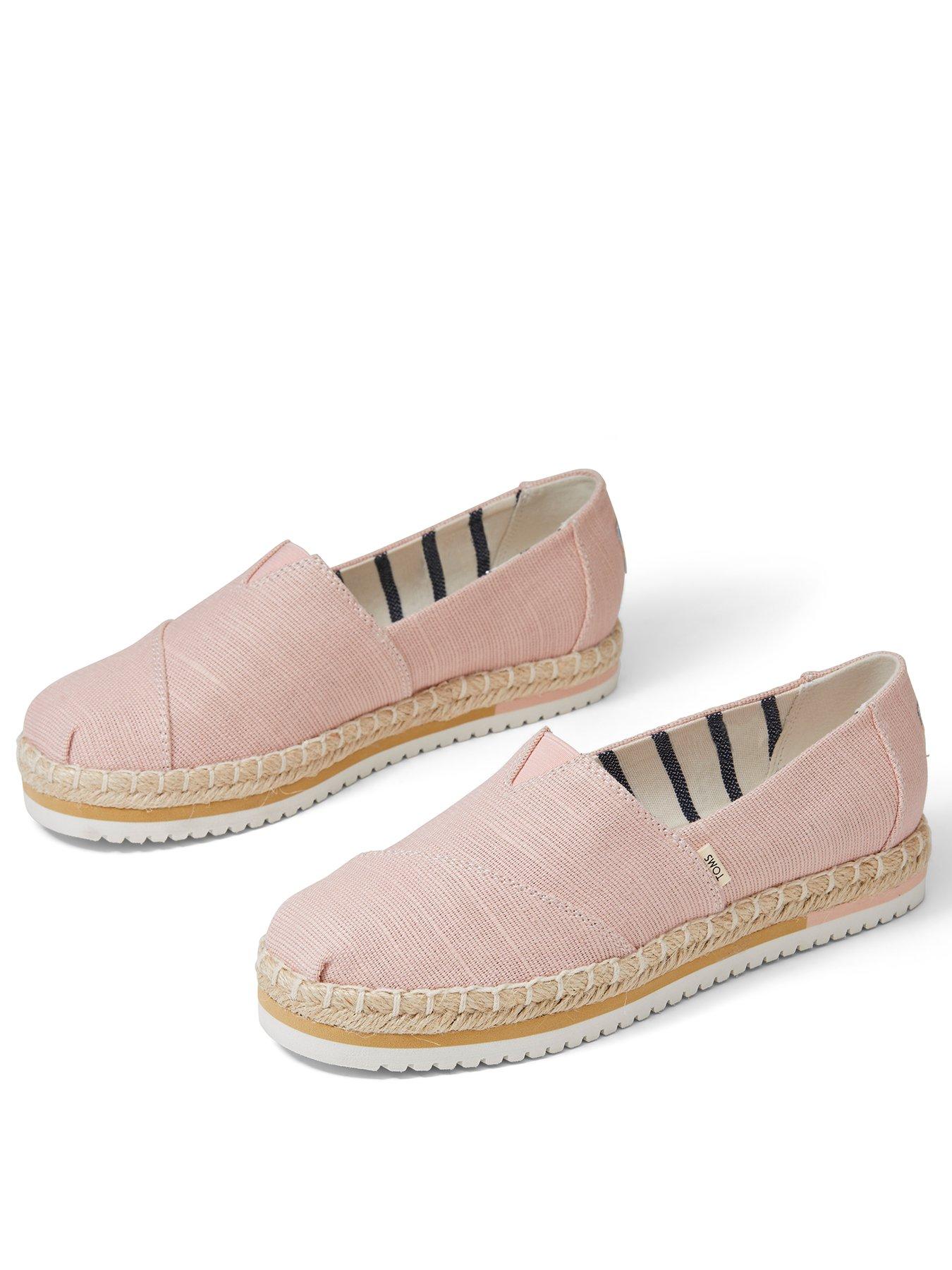 toms pink espadrilles