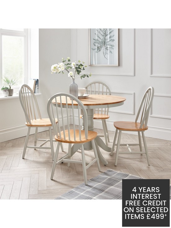 stillFront image of very-home-new-kentucky-100-cm-round-dining-table-4-chairs