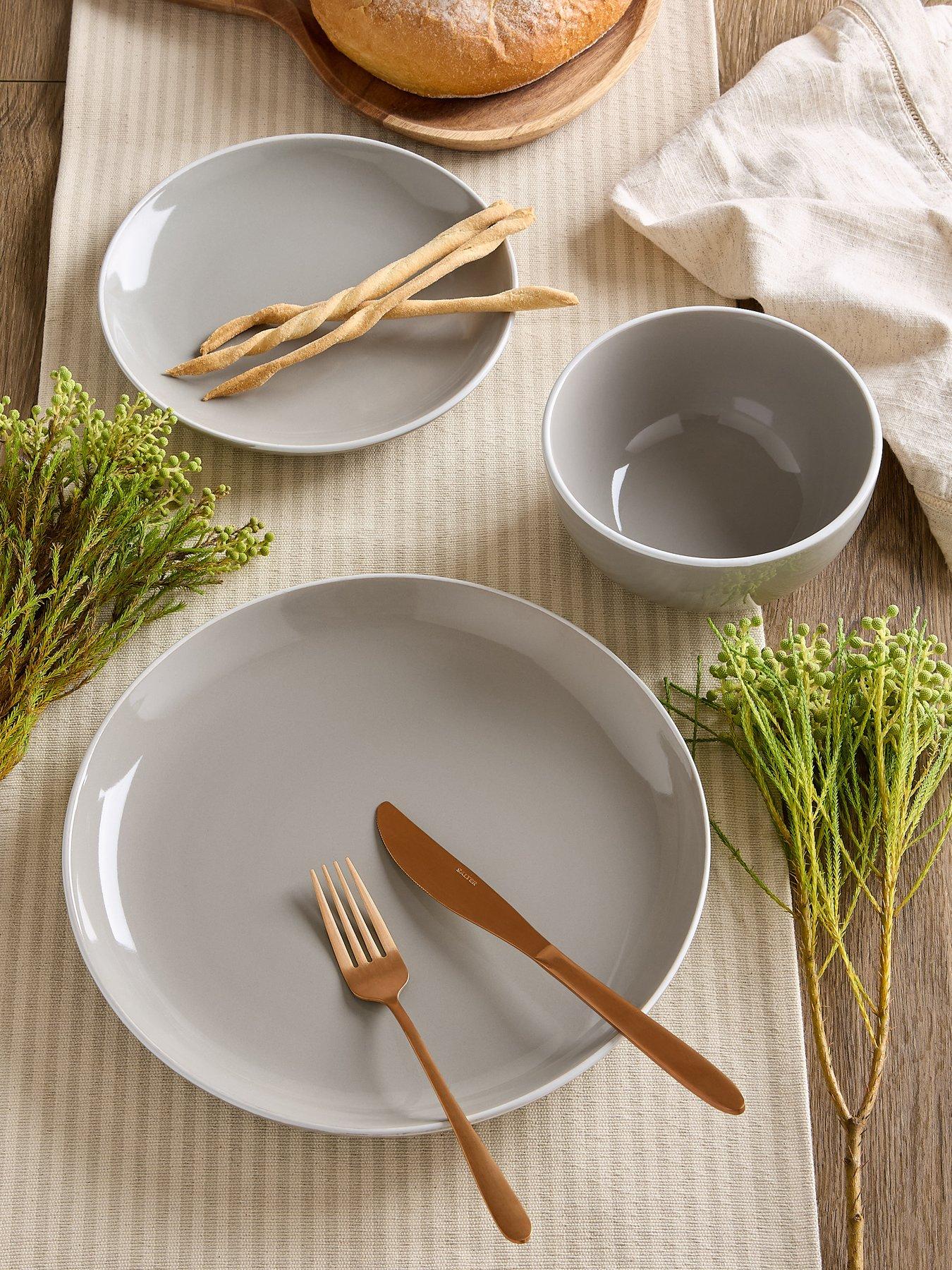 Image 1 of 6 of WATERSIDE Mayfair 12-Piece Dinner Service Set