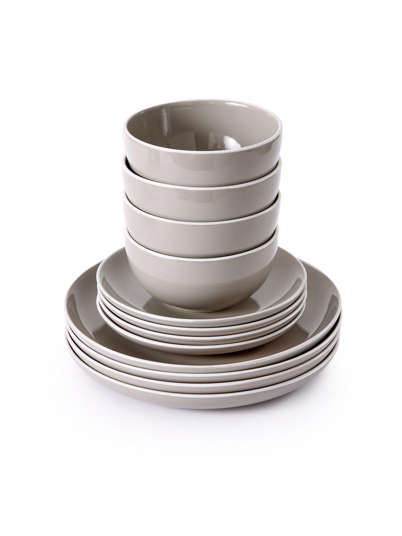 Image 3 of 6 of WATERSIDE Mayfair 12-Piece Dinner Service Set