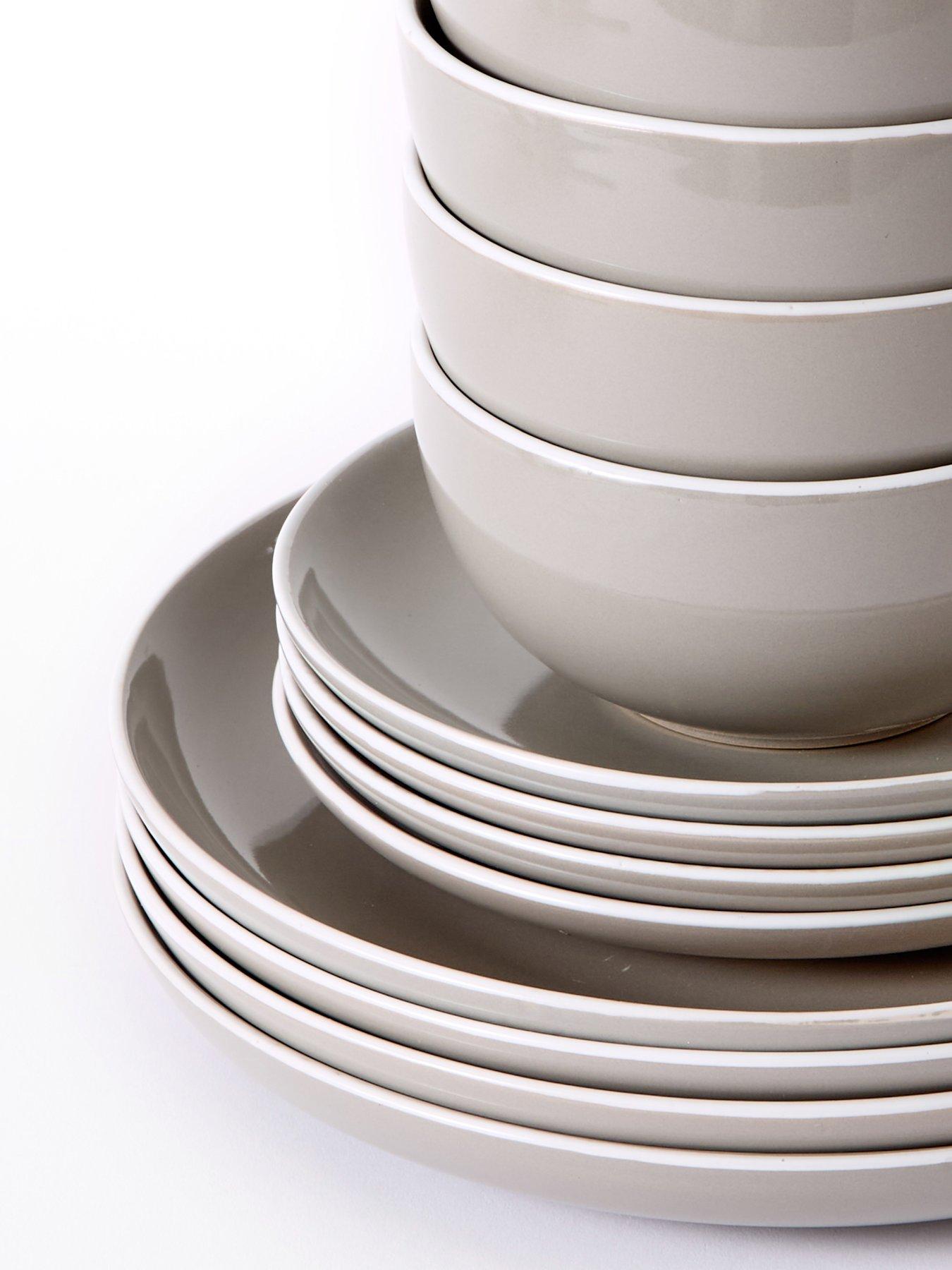 Image 4 of 6 of WATERSIDE Mayfair 12-Piece Dinner Service Set