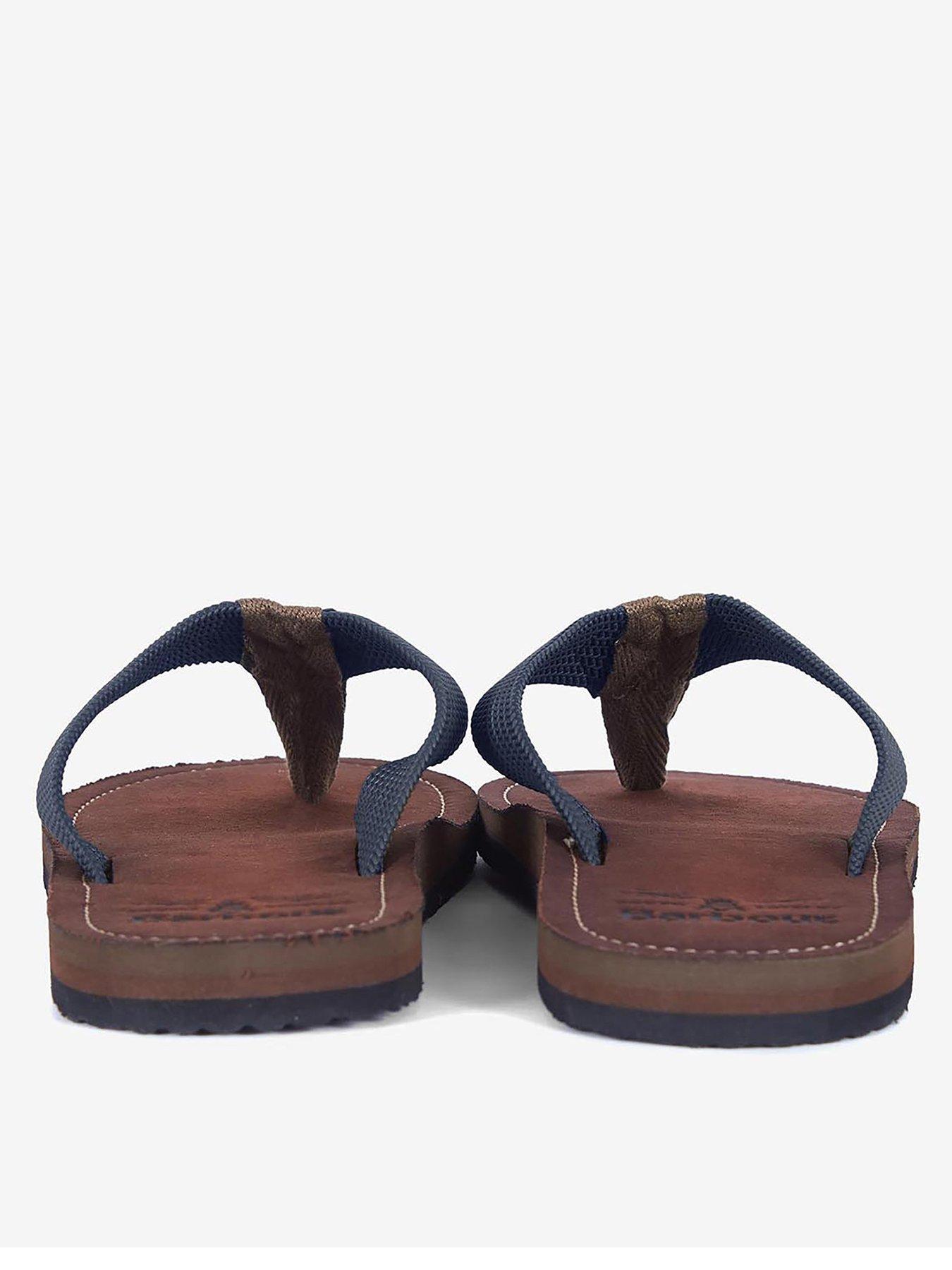  image of barbour-toeman-beach-flip-flops-dark-blue
