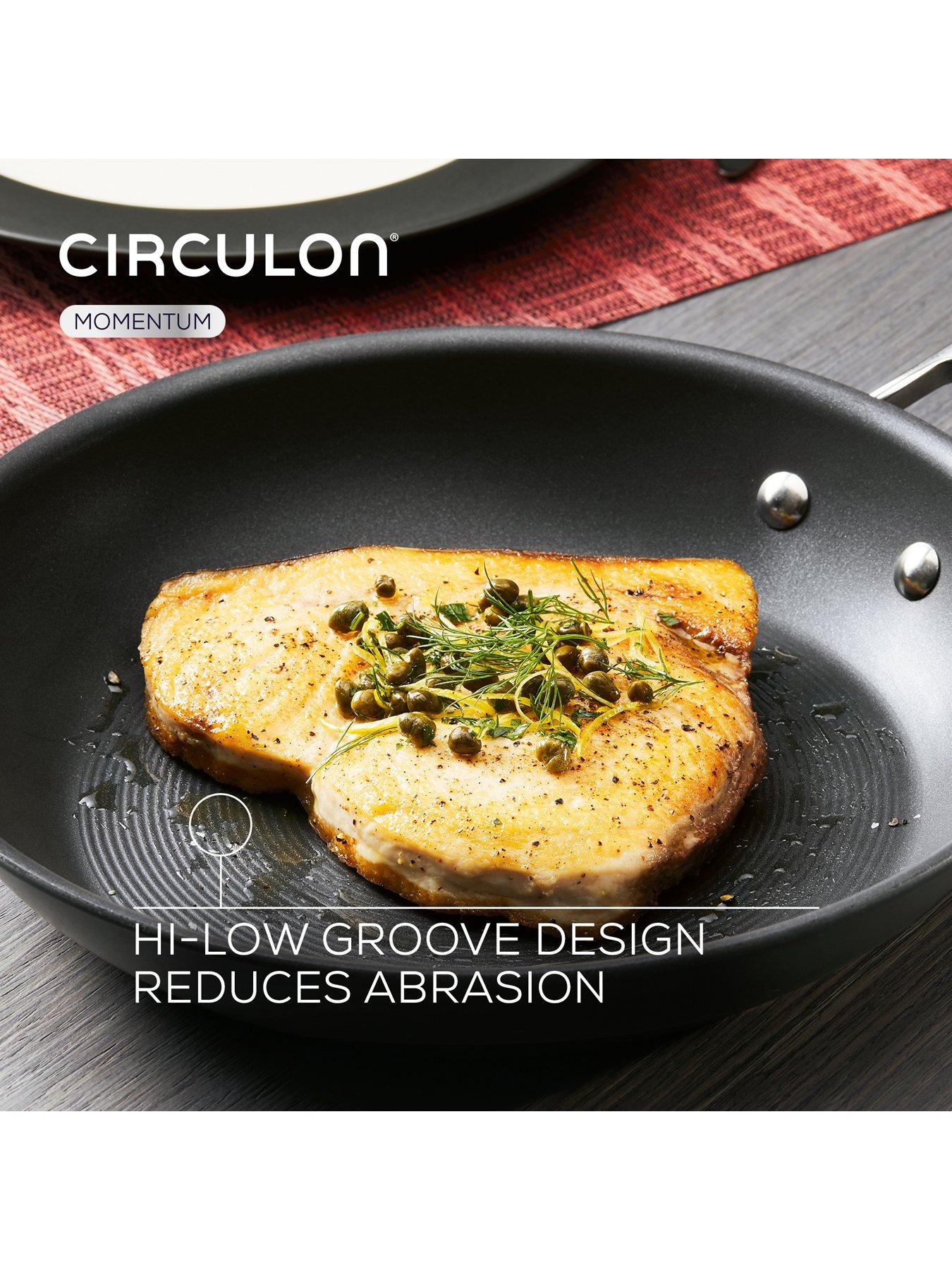  image of circulon-hard-anodised-frying-pan-twin-pack