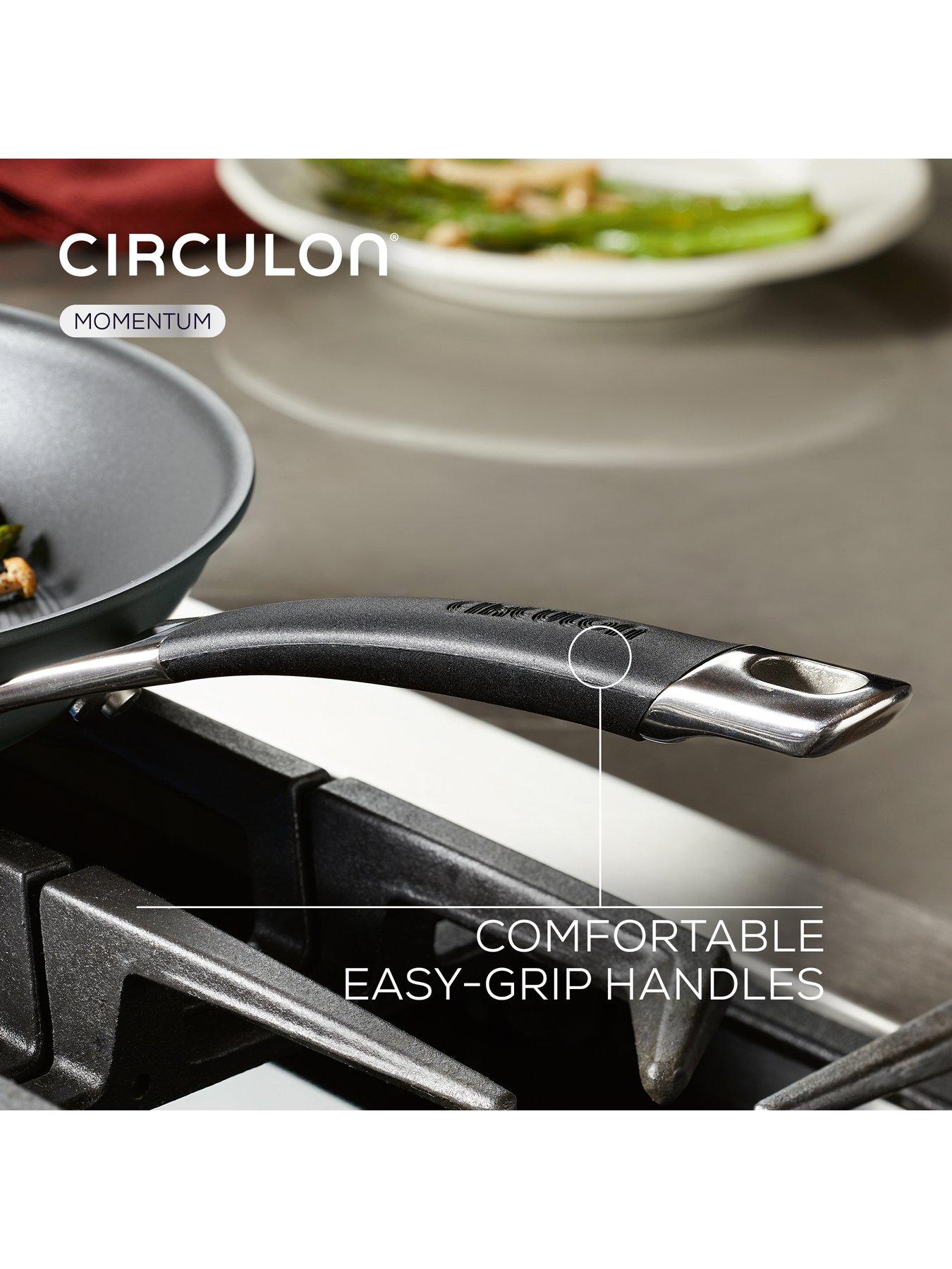  image of circulon-hard-anodised-frying-pan-twin-pack