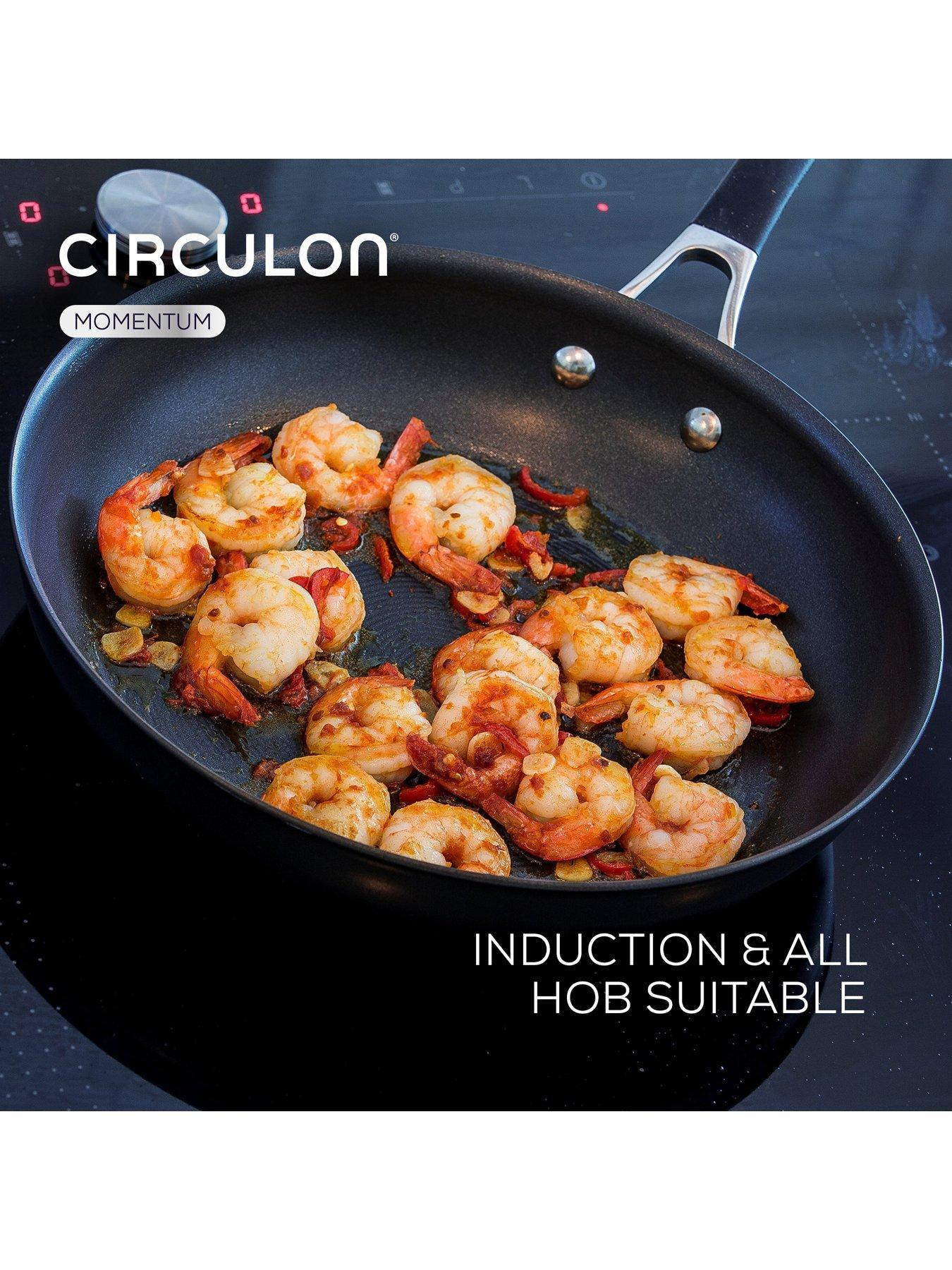  image of circulon-hard-anodised-frying-pan-twin-pack