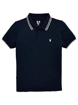V by Very V By Very Boys Short Sleeve Polo Shirt - Navy Picture