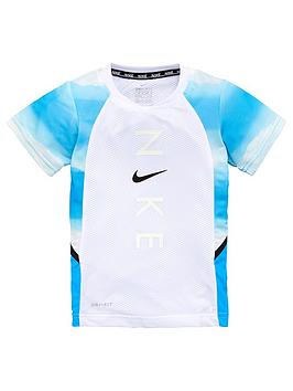 Nike Nike Younger Boys Dri Fit Instacool Training T-Shirt - Blue Picture