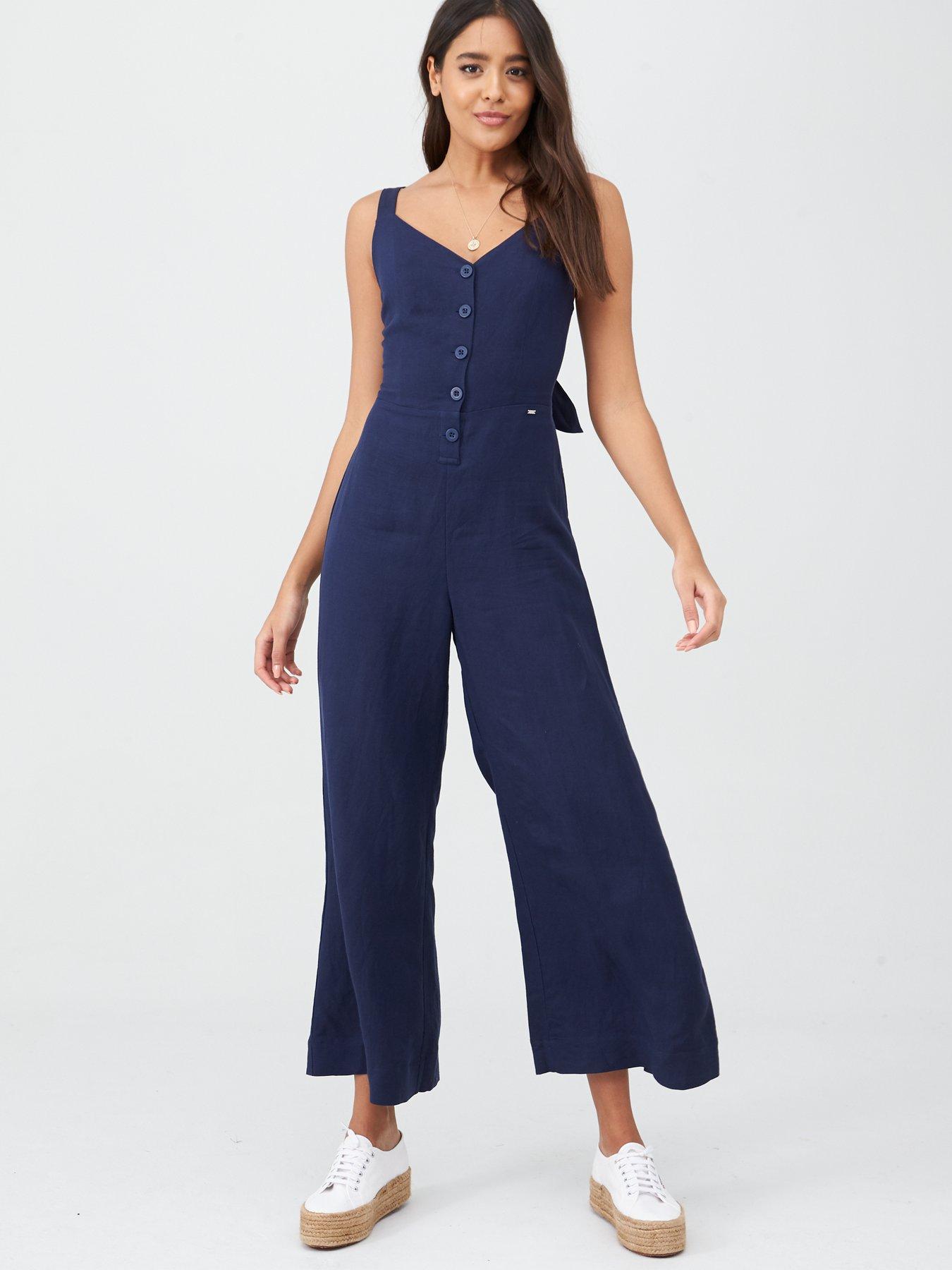 superdry denim jumpsuit