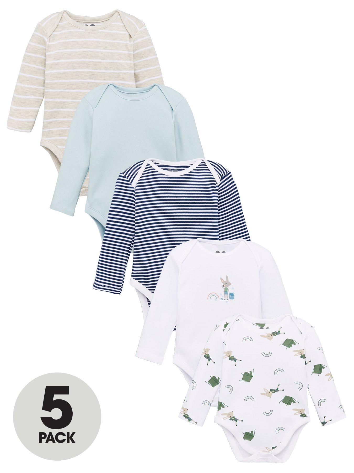 white toweling baby grows