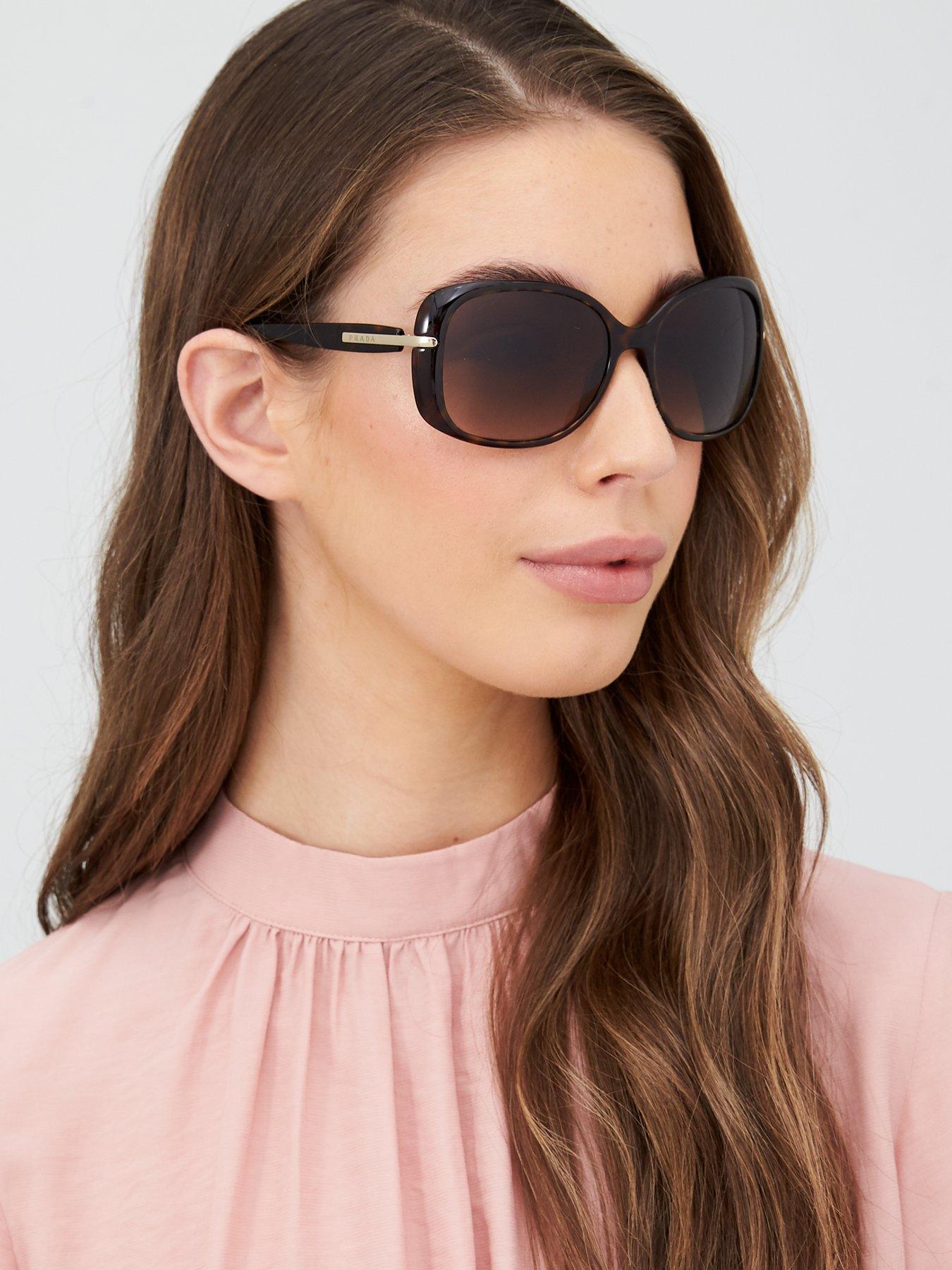 prada oversized square sunglasses
