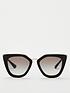  image of prada-cat-eye-sunglasses-black