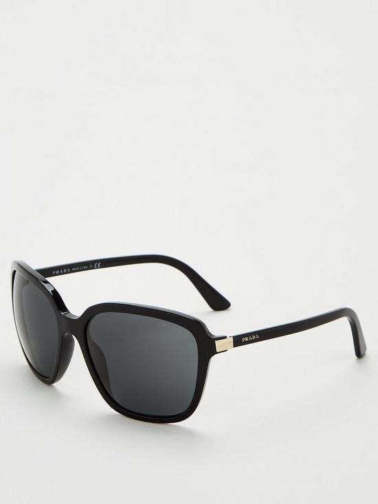 stillFront image of prada-oversized-sunglasses-black