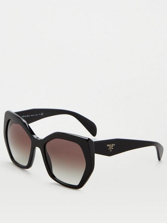stillFront image of prada-oversize-sunglasses-black