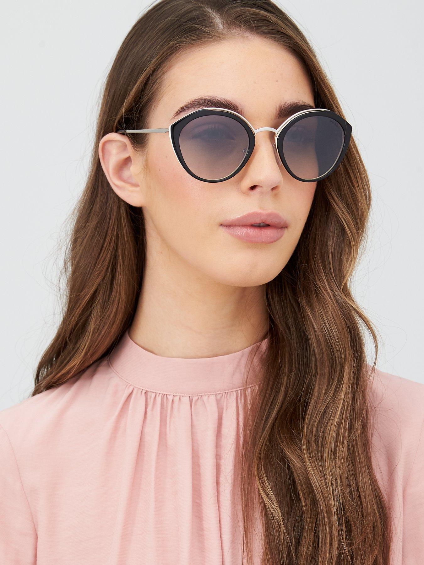 prada round sunglasses