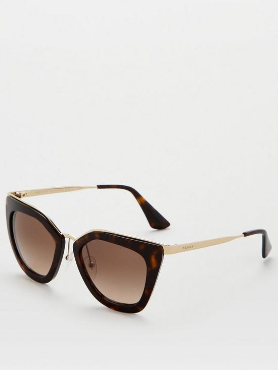stillFront image of prada-cat-eye-sunglasses-havana