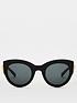  image of versace-round-sunglasses-black