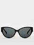  image of versace-cat-eye-sunglasses-black