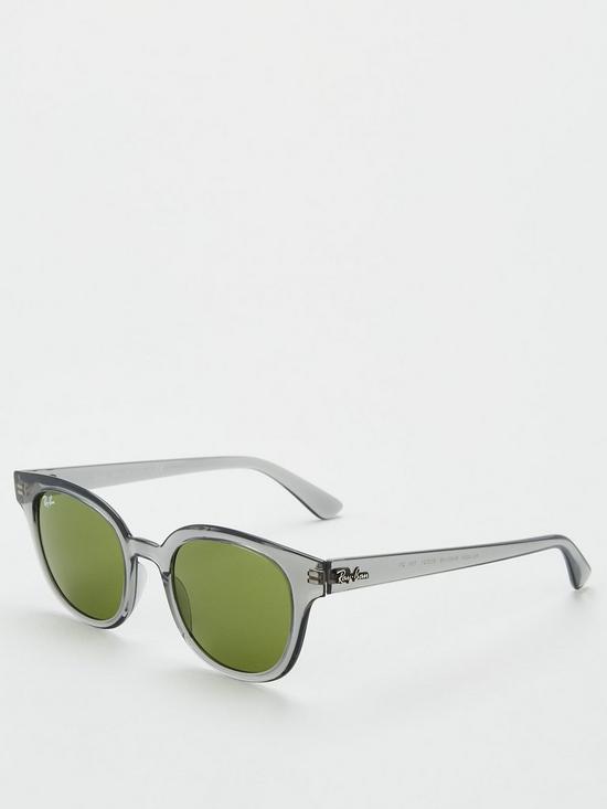 stillFront image of ray-ban-square-sunglasses-transparentnbspgrey