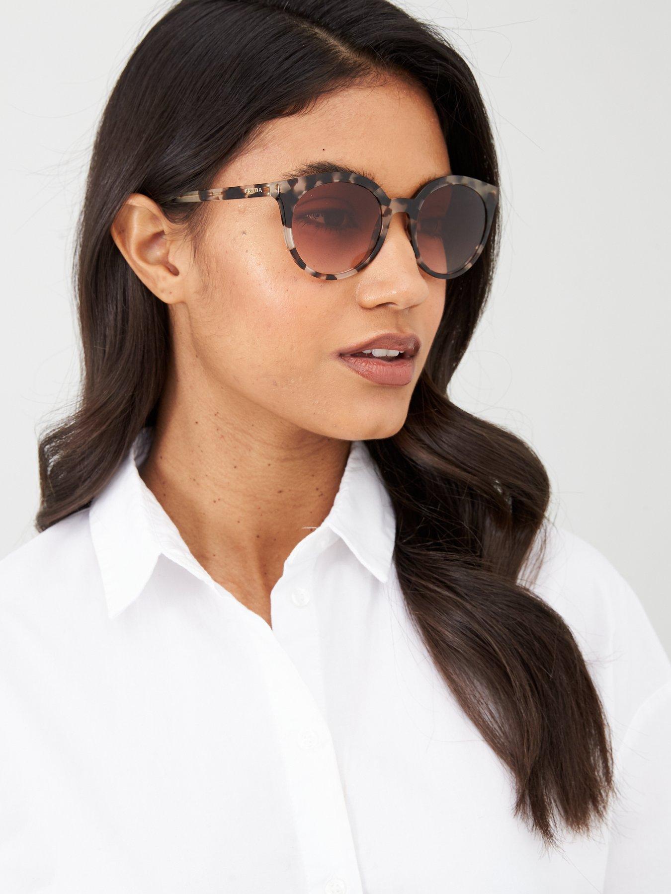 prada round sunglasses