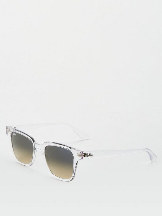 stillFront image of ray-ban-square-sunglasses-transparent
