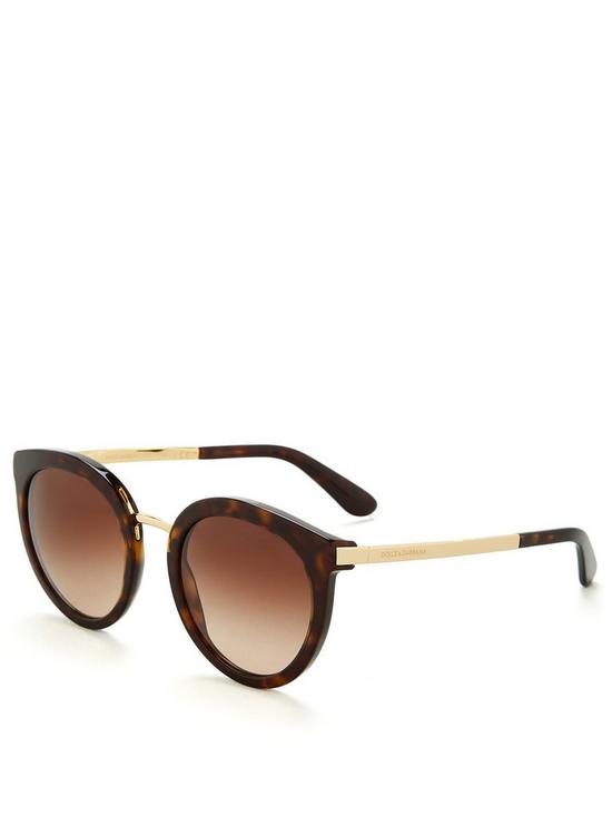 stillFront image of dolce-gabbana-round-sunglasses-havana
