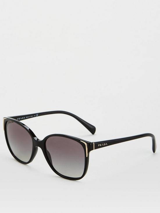 stillFront image of prada-square-sunglasses--nbspblack