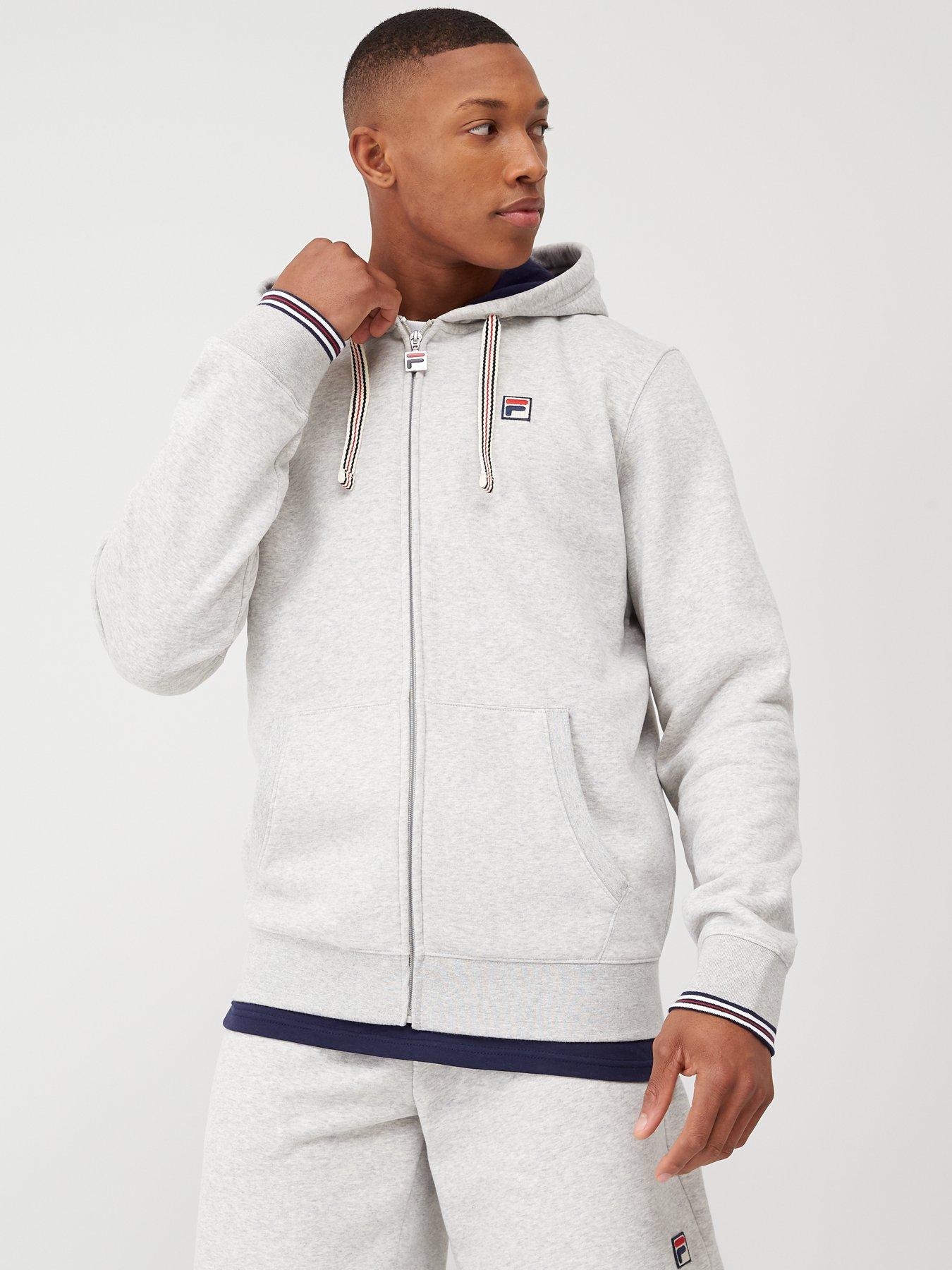 white hoodie fila