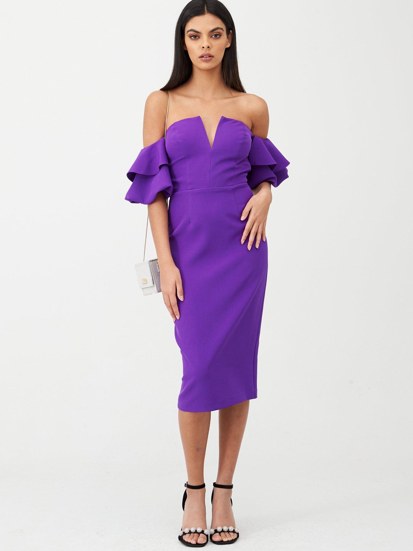 river island purple dress