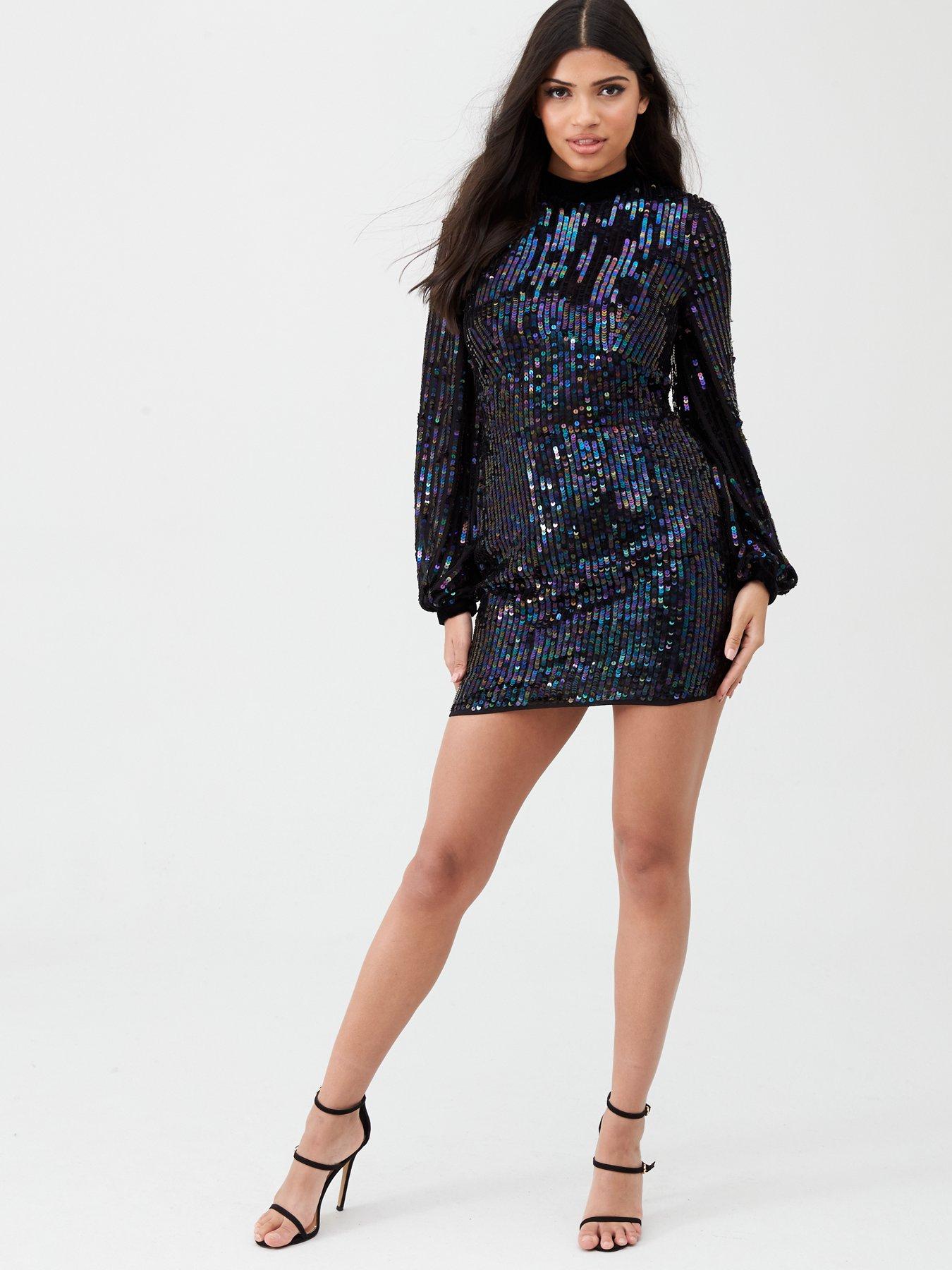 river island sparkly dress