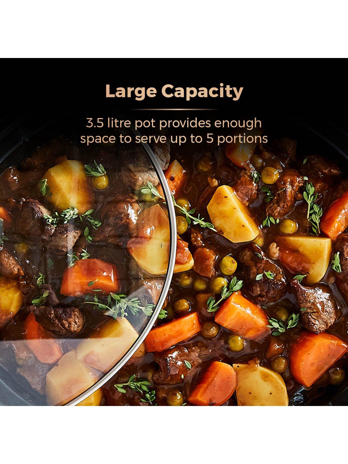 Image 3 of 6 of Tower T16018RG 3.5L Slow Cooker - Rose Gold