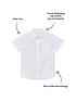  image of v-by-very-boys-5-pack-short-sleeve-school-shirts-white