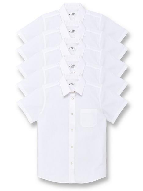 v-by-very-girls-5-pack-short-sleeve-school-blouses-white