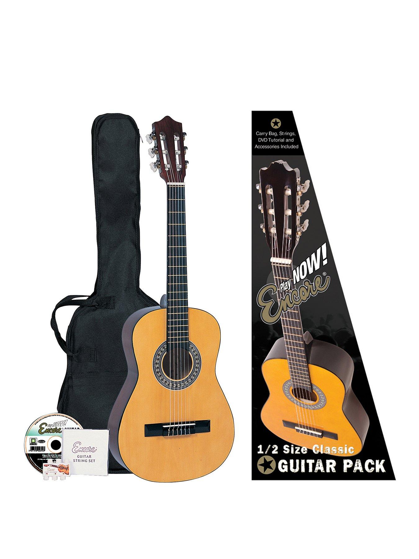 Encore 1/2 Size Classical Guitar Pack - Natural