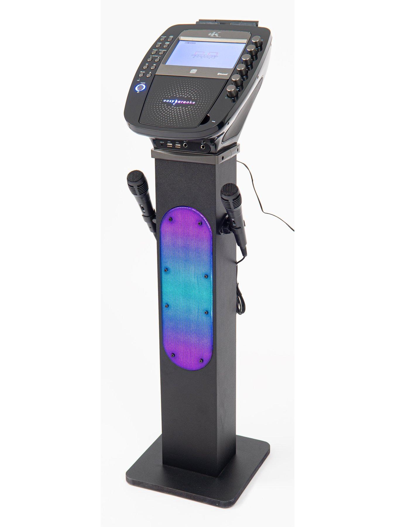 Easy Karaoke Bluetooth System With Speaker Pedestal