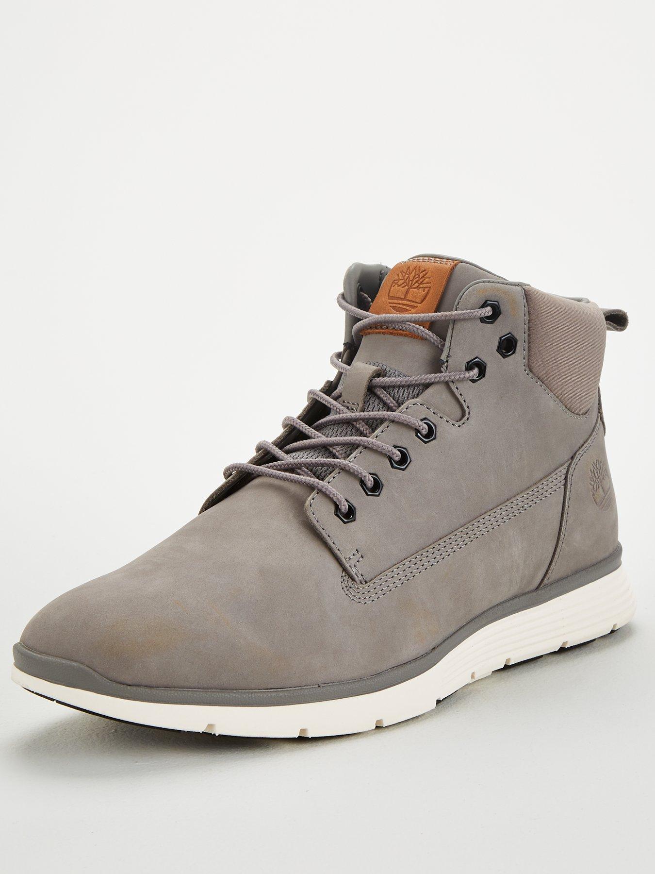 grey leather timberland boots