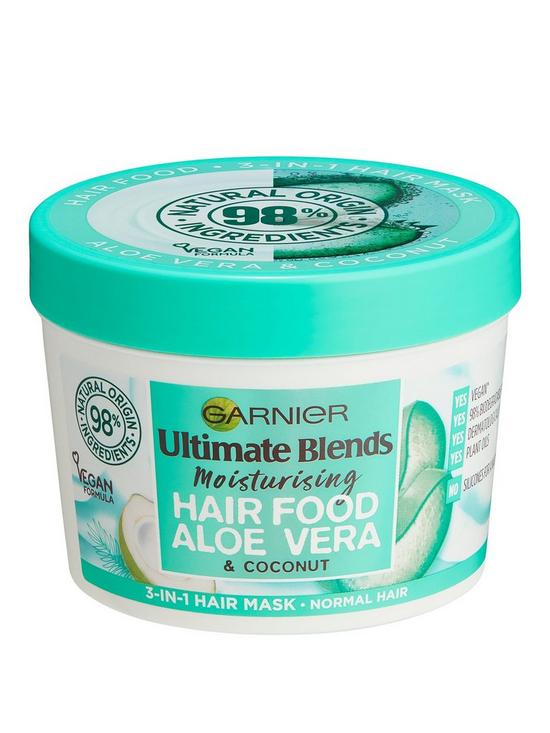 front image of garnier-ultimate-blends-hair-food-aloe-vera-hair-mask-390ml