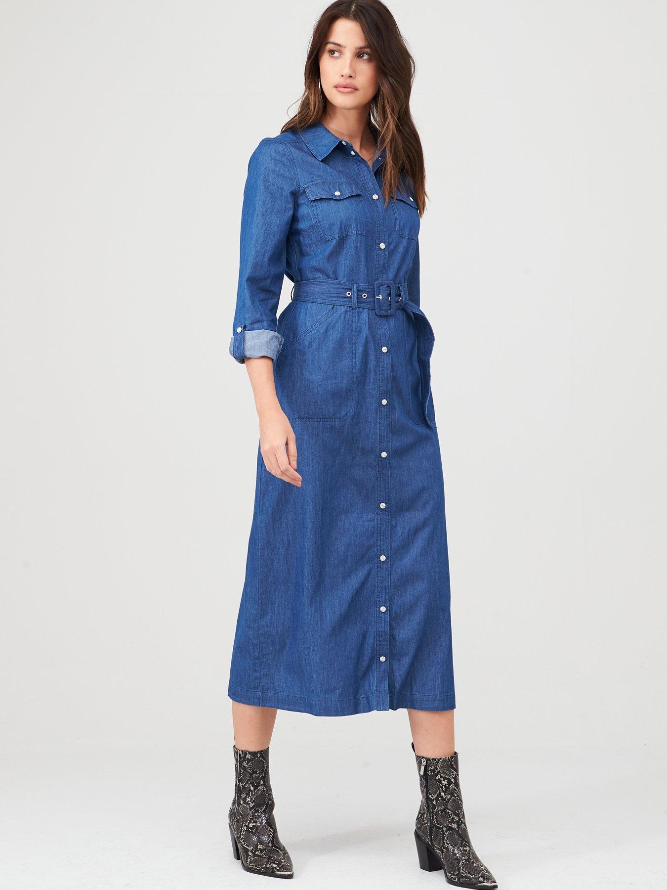 littlewoods denim dress