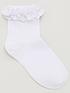  image of everyday-girls-5-pack-multi-occasion-ruffle-frill-socks-white