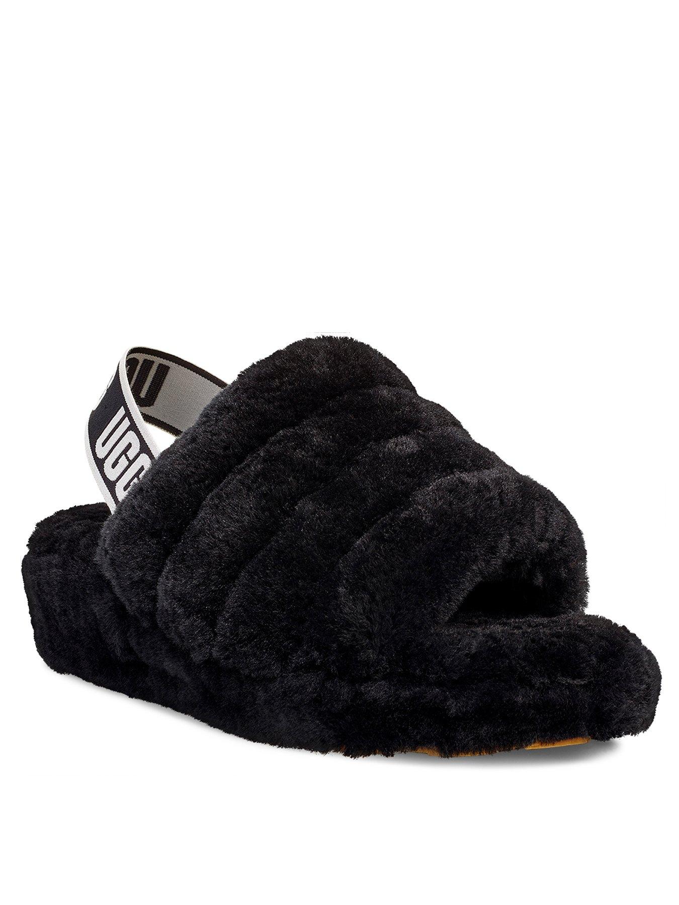 ugg yeah slippers black