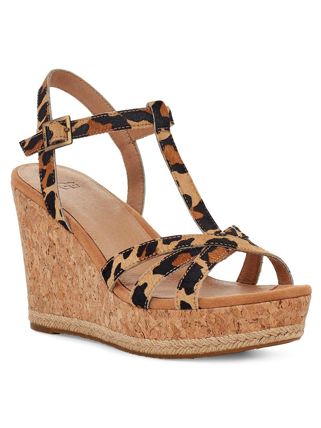 ugg leopard sandals